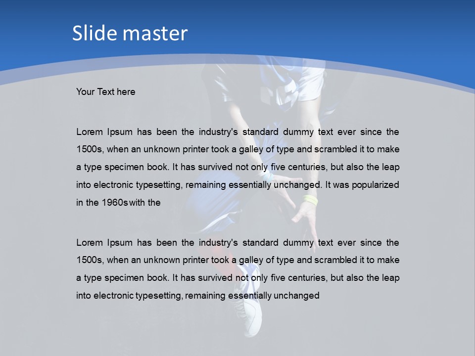 Young Hop Active PowerPoint Template