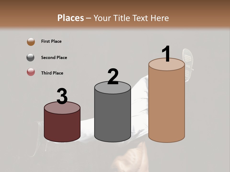 Teenager Pose Acrobat PowerPoint Template