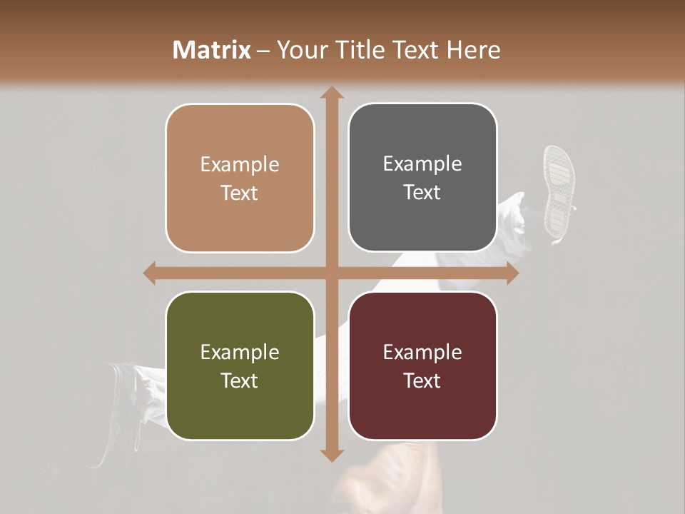 Teenager Pose Acrobat PowerPoint Template