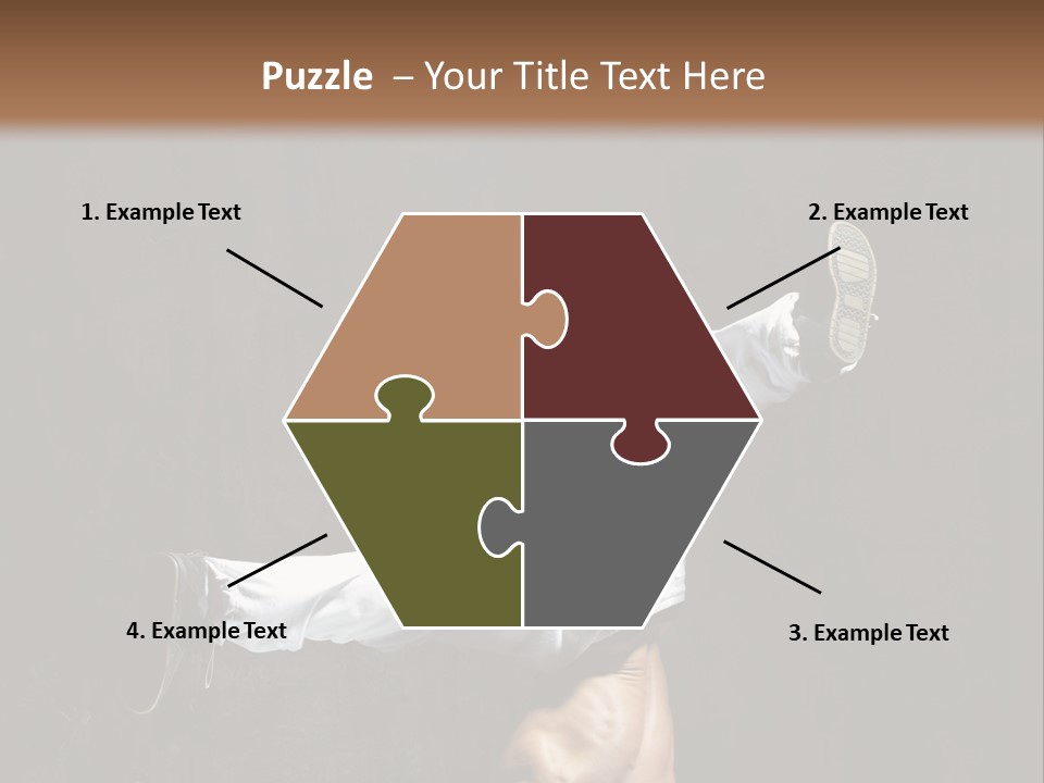 Teenager Pose Acrobat PowerPoint Template