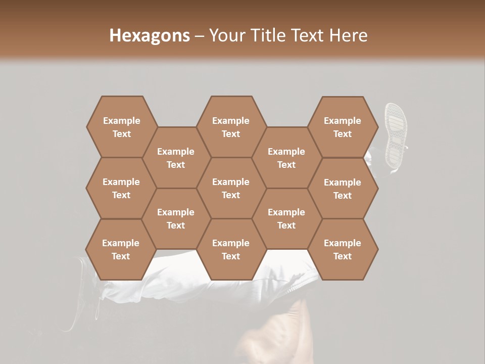 Teenager Pose Acrobat PowerPoint Template