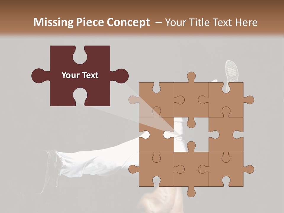 Teenager Pose Acrobat PowerPoint Template