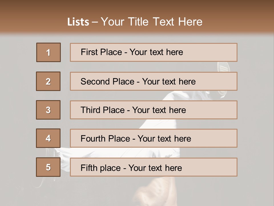Teenager Pose Acrobat PowerPoint Template