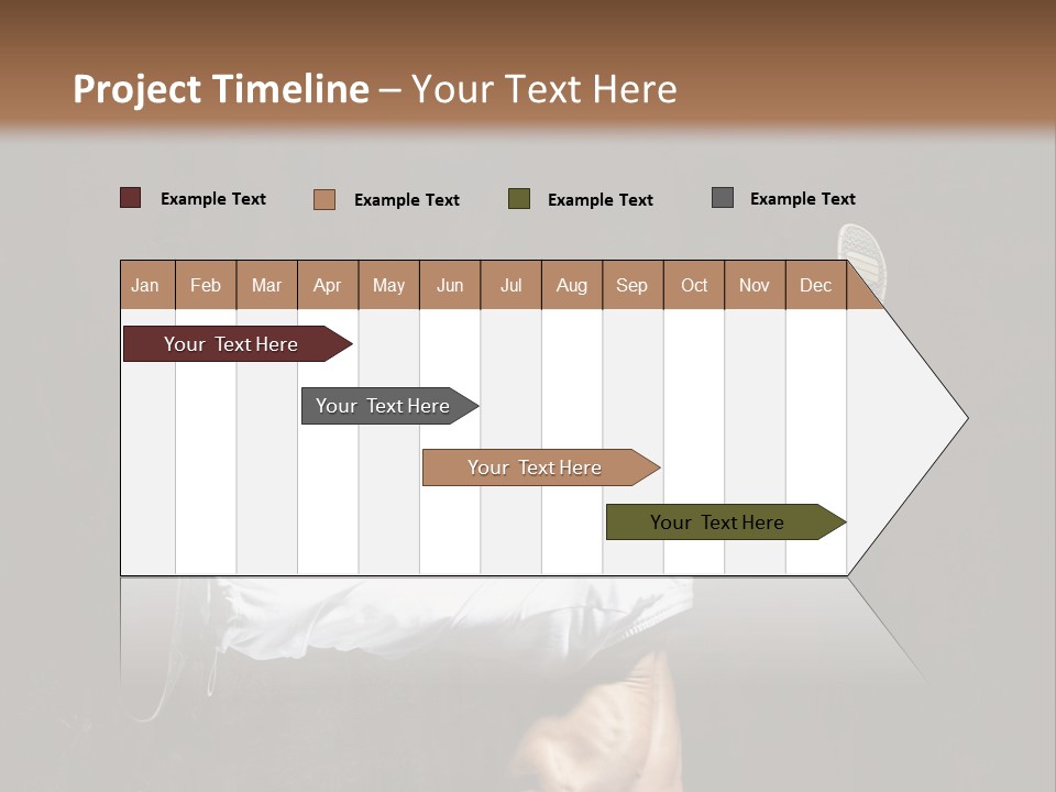 Teenager Pose Acrobat PowerPoint Template