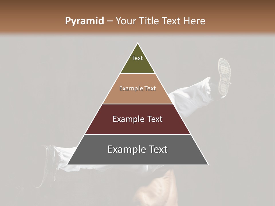 Teenager Pose Acrobat PowerPoint Template