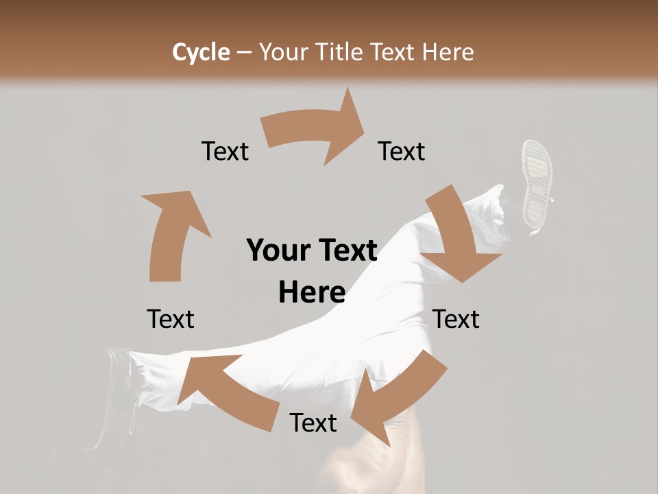 Teenager Pose Acrobat PowerPoint Template