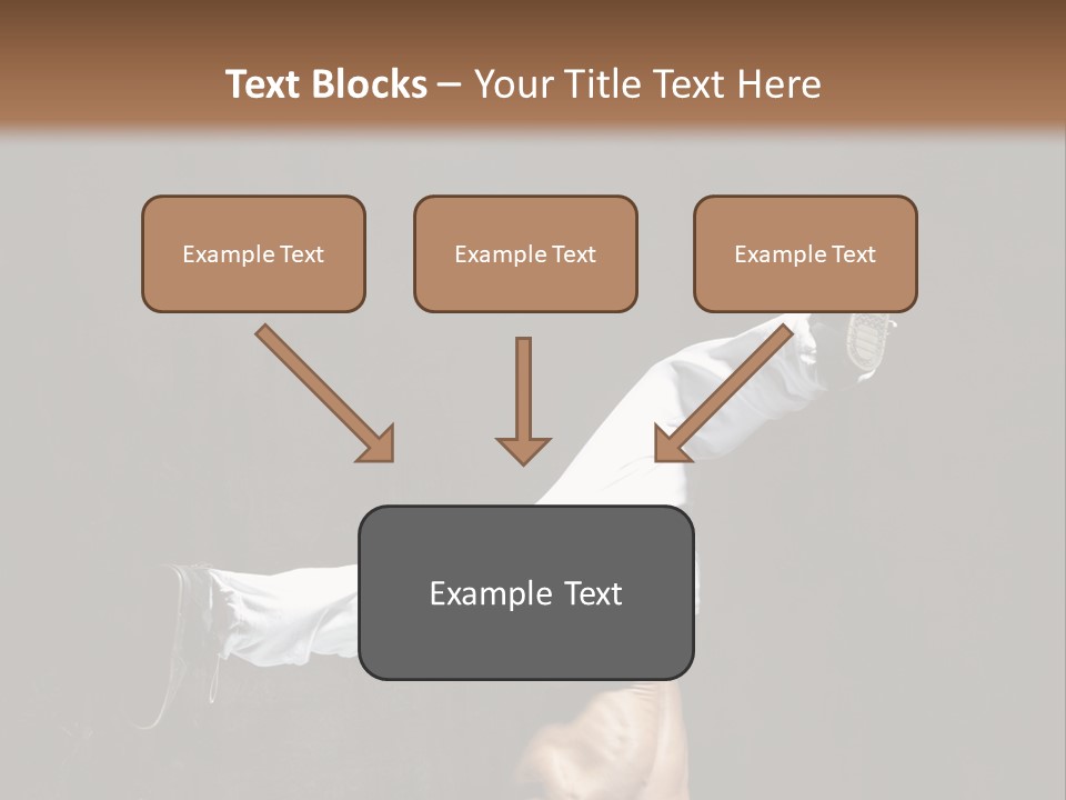 Teenager Pose Acrobat PowerPoint Template