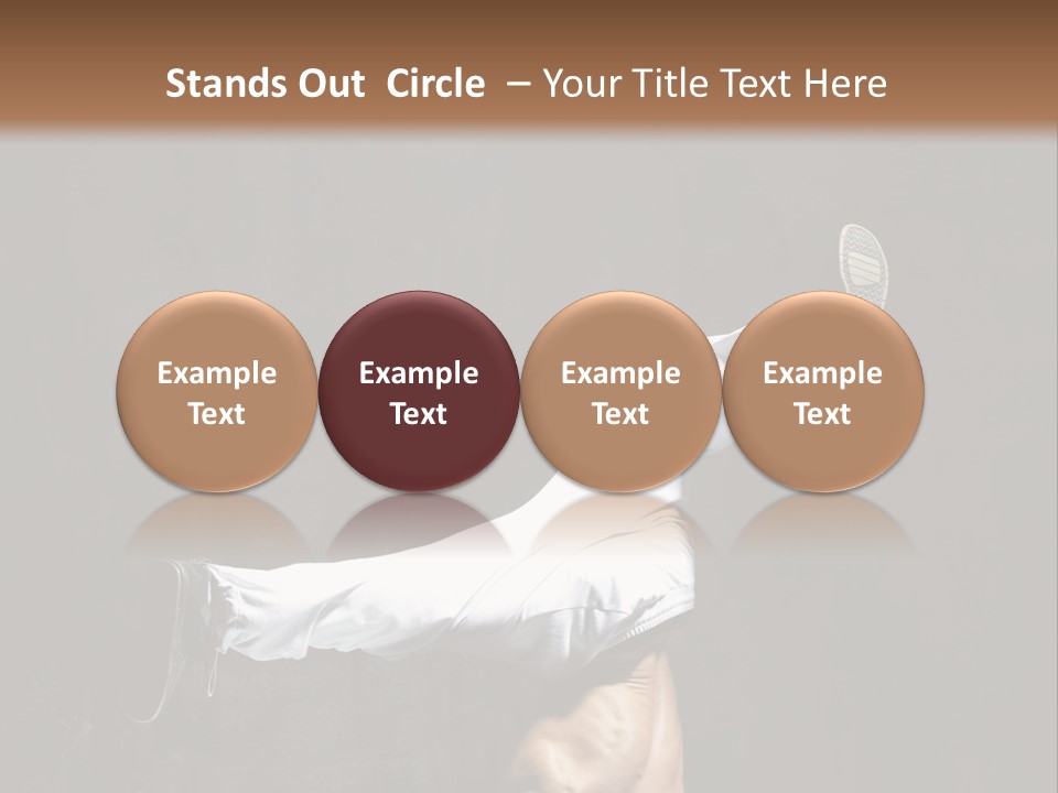 Teenager Pose Acrobat PowerPoint Template