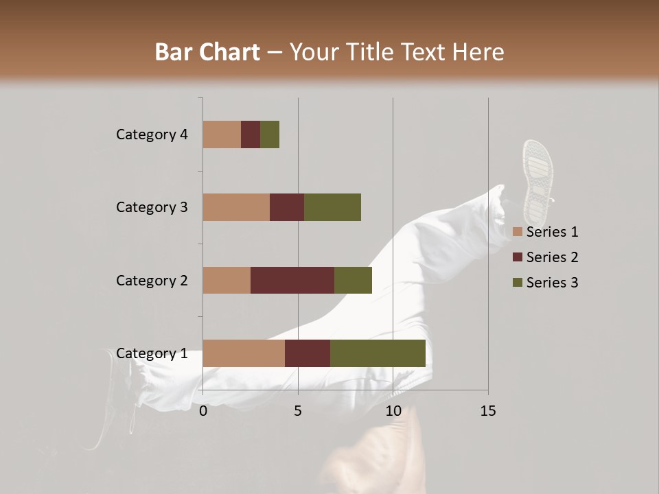 Teenager Pose Acrobat PowerPoint Template