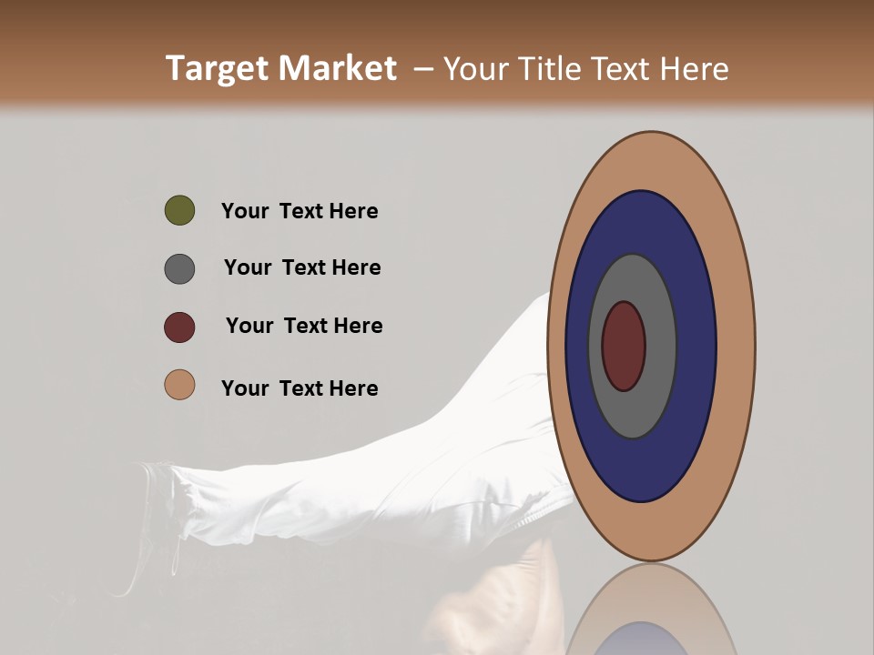 Teenager Pose Acrobat PowerPoint Template