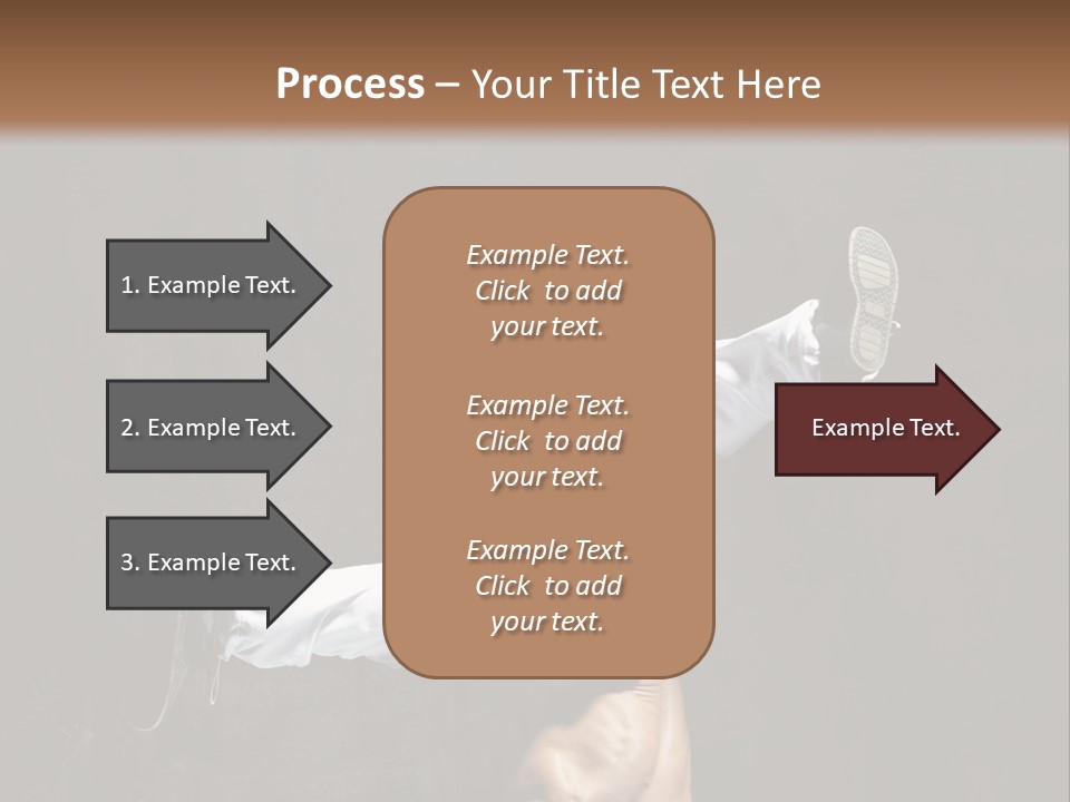 Teenager Pose Acrobat PowerPoint Template