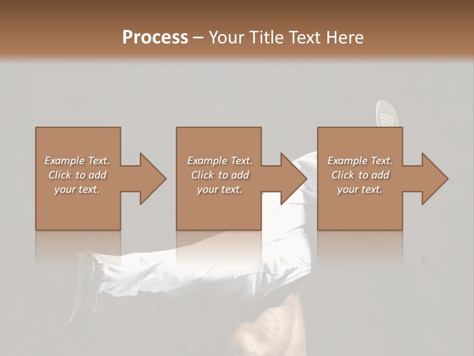 Teenager Pose Acrobat PowerPoint Template