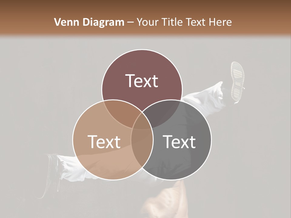 Teenager Pose Acrobat PowerPoint Template