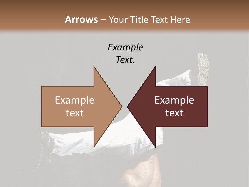 Teenager Pose Acrobat PowerPoint Template