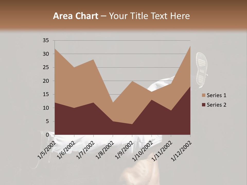 Teenager Pose Acrobat PowerPoint Template