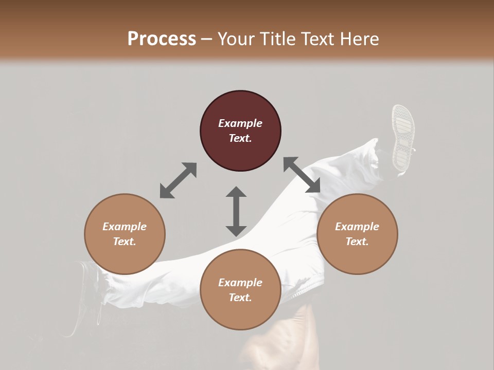 Teenager Pose Acrobat PowerPoint Template