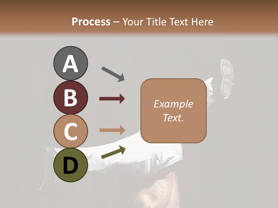 Teenager Pose Acrobat PowerPoint Template