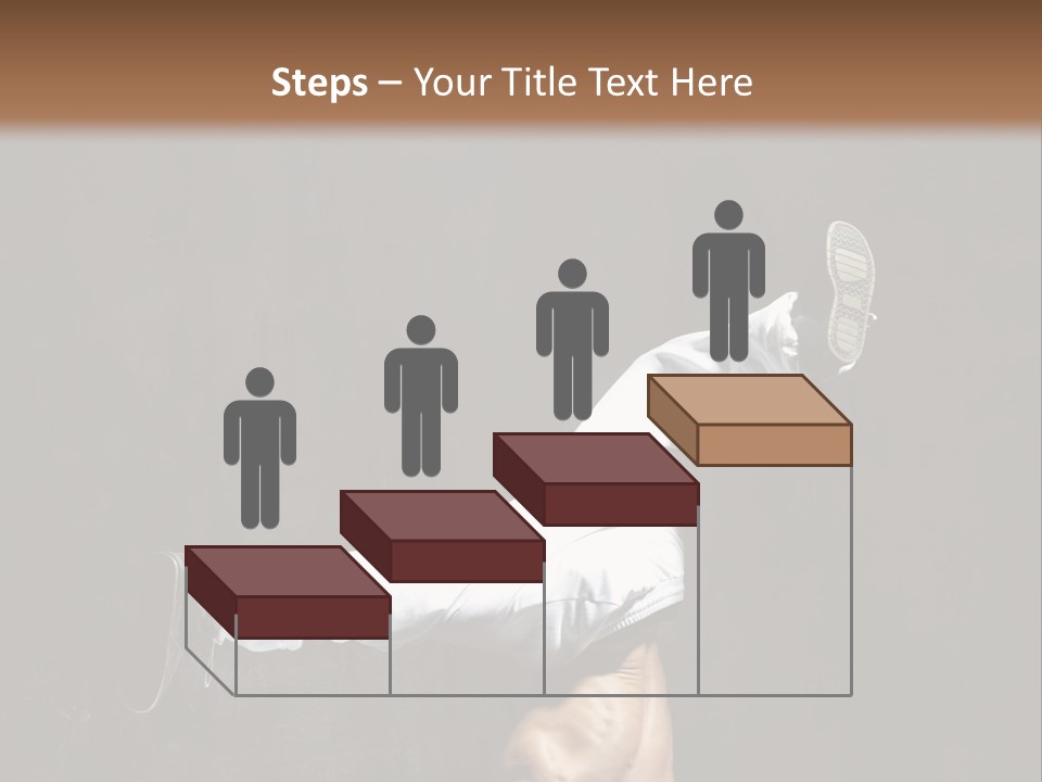 Teenager Pose Acrobat PowerPoint Template