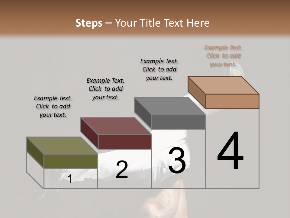 Teenager Pose Acrobat PowerPoint Template