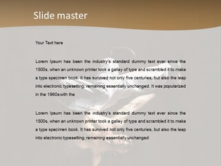 Headstand Sporty Music PowerPoint Template