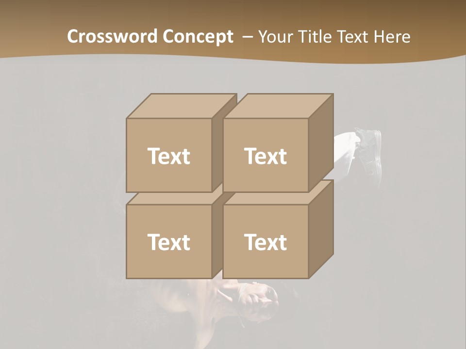 Headstand Sporty Music PowerPoint Template