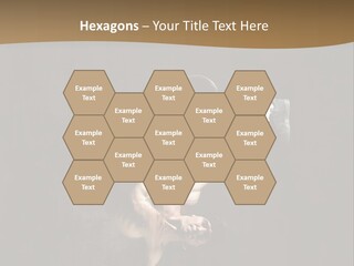 Headstand Sporty Music PowerPoint Template