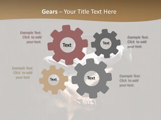 Headstand Sporty Music PowerPoint Template