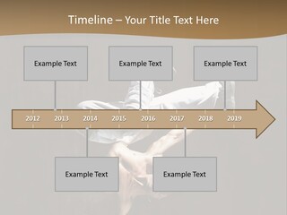Headstand Sporty Music PowerPoint Template