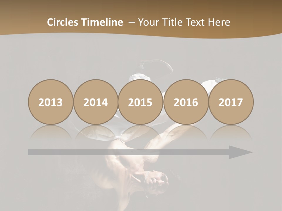 Headstand Sporty Music PowerPoint Template