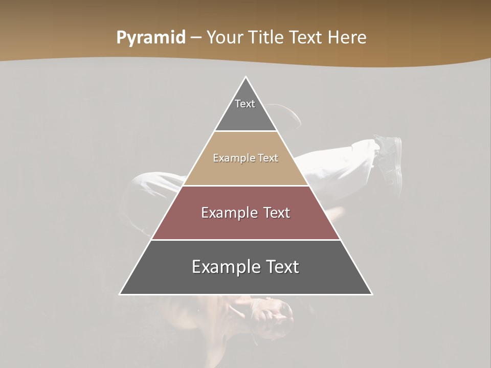 Headstand Sporty Music PowerPoint Template