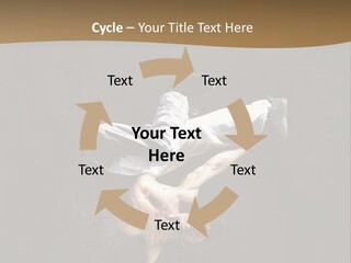 Headstand Sporty Music PowerPoint Template