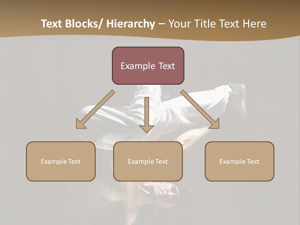 Headstand Sporty Music PowerPoint Template