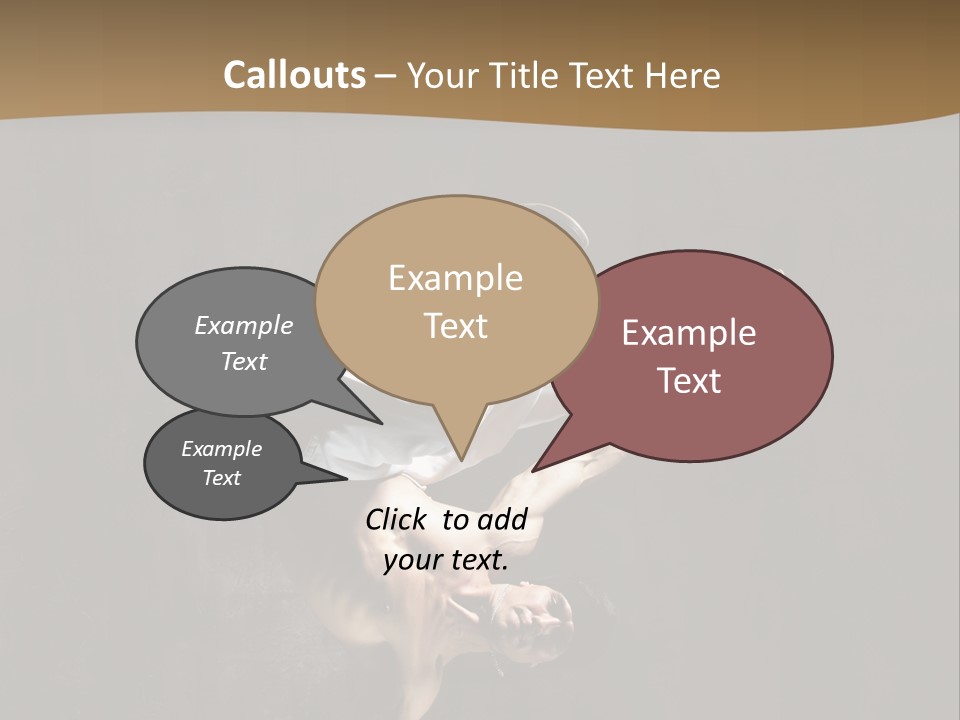 Headstand Sporty Music PowerPoint Template
