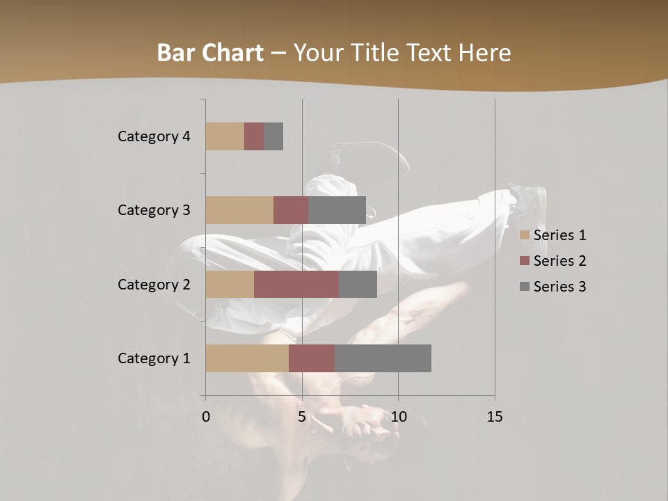 Headstand Sporty Music PowerPoint Template