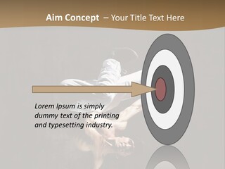 Headstand Sporty Music PowerPoint Template