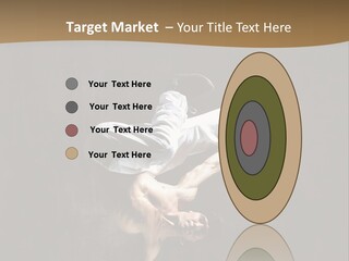 Headstand Sporty Music PowerPoint Template