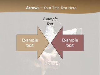 Headstand Sporty Music PowerPoint Template