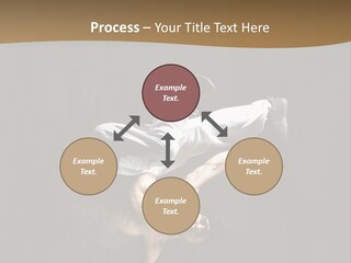 Headstand Sporty Music PowerPoint Template