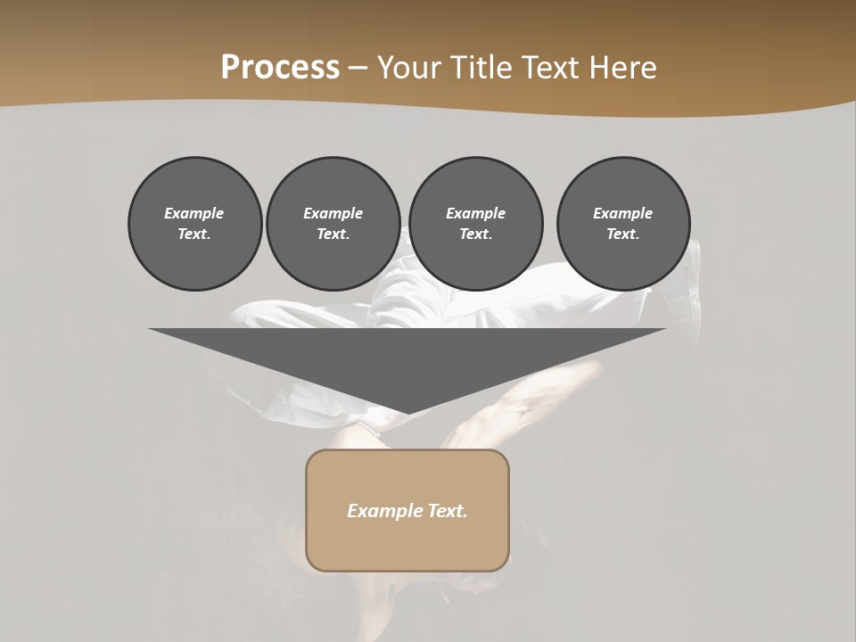 Headstand Sporty Music PowerPoint Template