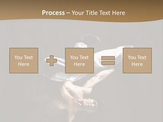 Headstand Sporty Music PowerPoint Template
