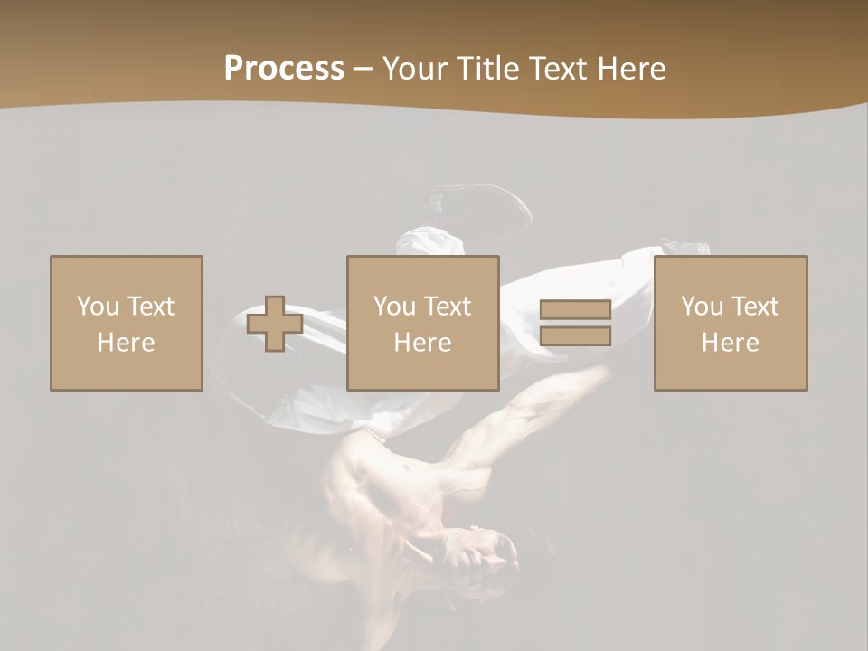 Headstand Sporty Music PowerPoint Template