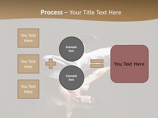 Headstand Sporty Music PowerPoint Template