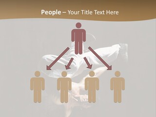 Headstand Sporty Music PowerPoint Template