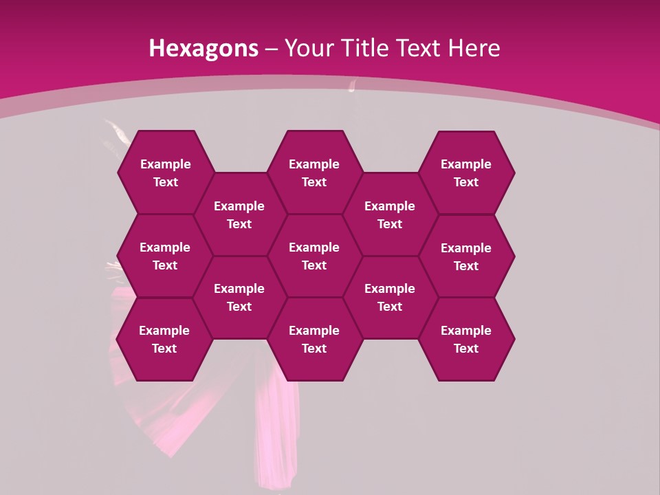 Ballerina Elegance Posing PowerPoint Template