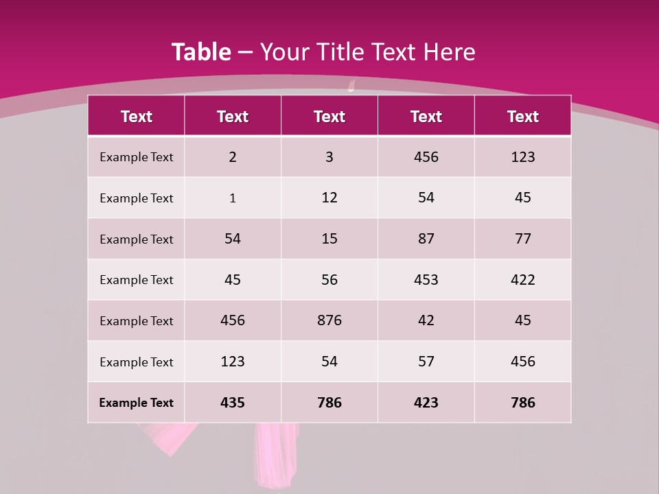 Ballerina Elegance Posing PowerPoint Template