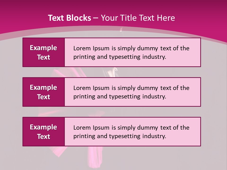 Ballerina Elegance Posing PowerPoint Template