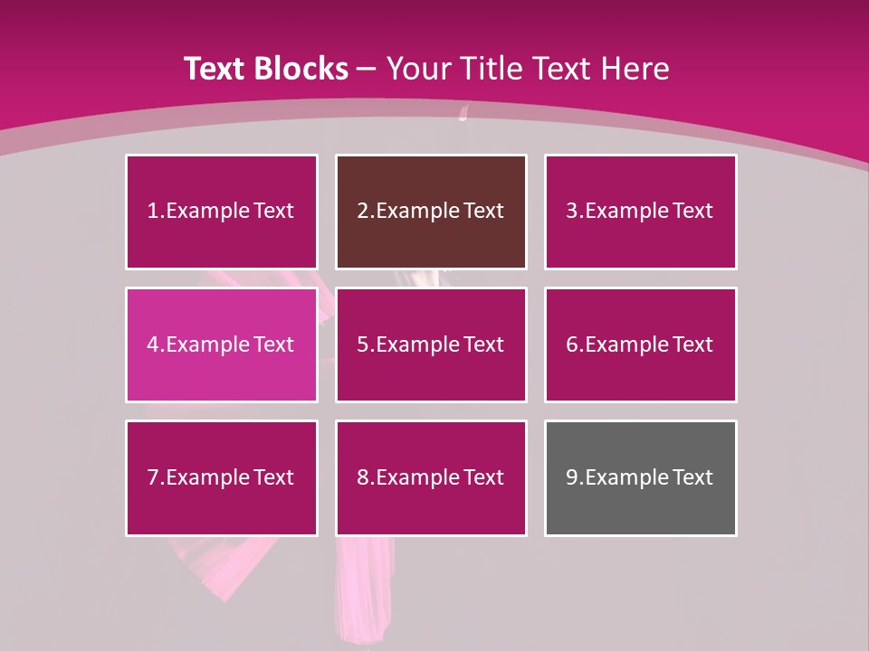 Ballerina Elegance Posing PowerPoint Template