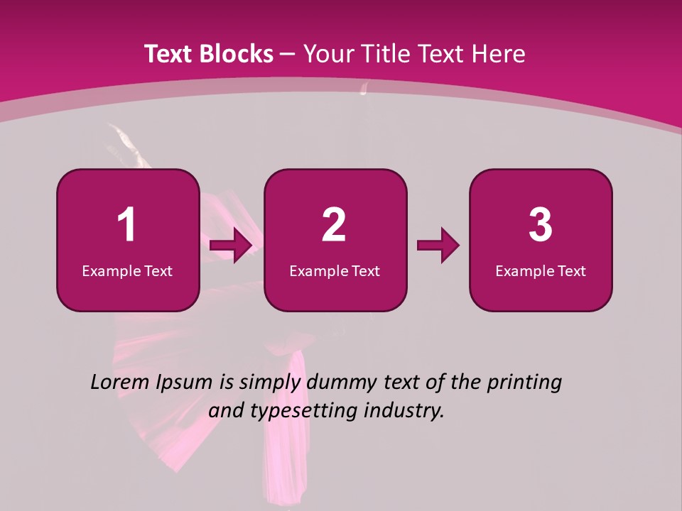 Ballerina Elegance Posing PowerPoint Template