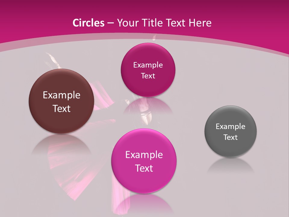 Ballerina Elegance Posing PowerPoint Template