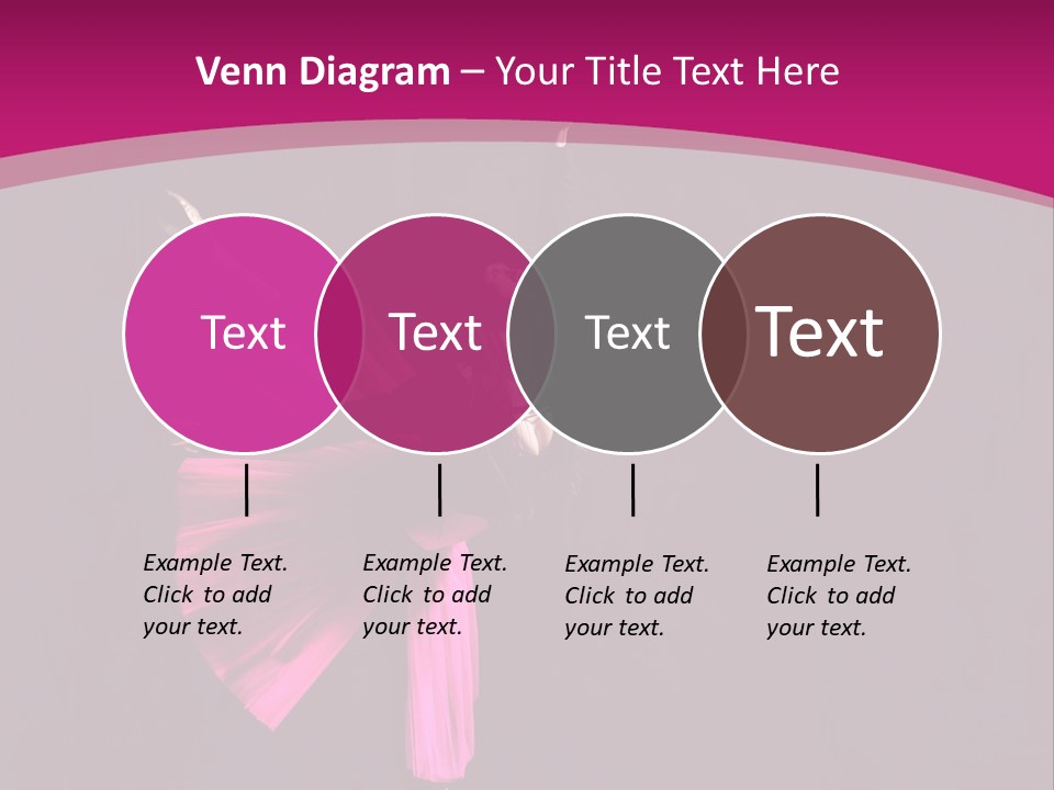 Ballerina Elegance Posing PowerPoint Template